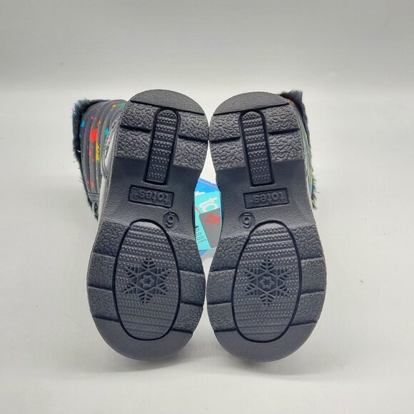 Totes Toddler Reena Black Waterproof Boots‎ Size 7T - Picture 5 of 7